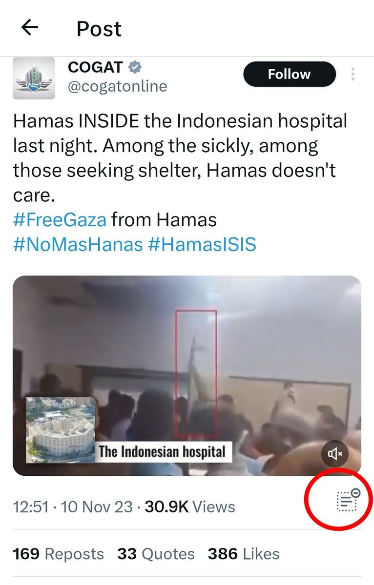 zoo_bear's tweet photo. Why is @cogatonline @Israel hiding replies? After bombing Hospitals in Gaza, They are now sharing Fake News to justify bombing Hospitals in Gaza. https://t.co/mVtoR6t9nk