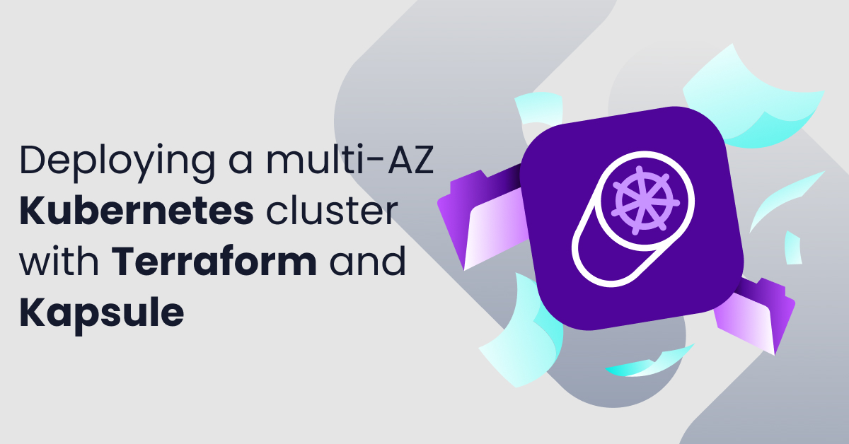 Scaleway's tweet image. 💪 Discover with this tutorial how to deploy a multi-AZ #Kubernetes cluster using #Terraform and #Kapsule. Learn to distribute your managed Kubernetes cluster across isolated Availability Zones for maximum availability: ow.ly/53iO50Q0bok