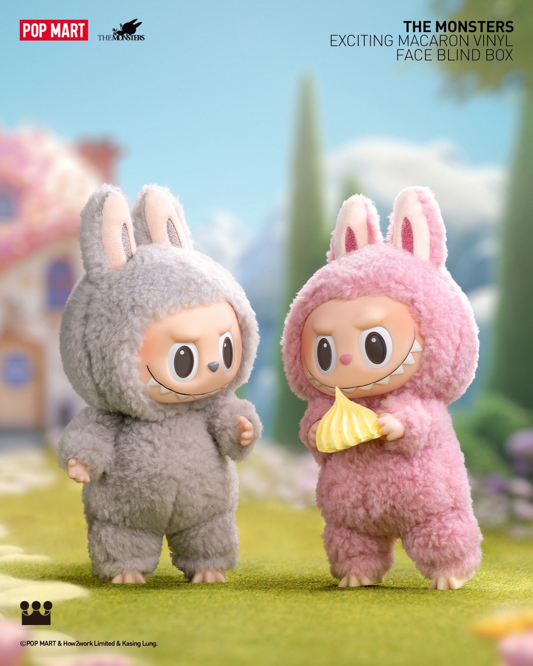 お待たせ! POPMART LABUBU THE MONSTERS マカロンぬいぐるみ ぬいぐるみ