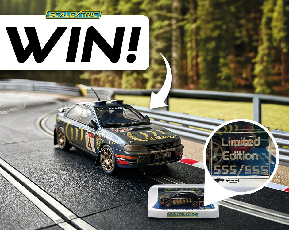 🏆 WIN a Limited Edition Subaru Impreza WRX (number 555 of 555)! All you have to do to enter is 1) Follow @Scalextric 2) Retweet See reply tweet for more info 👇