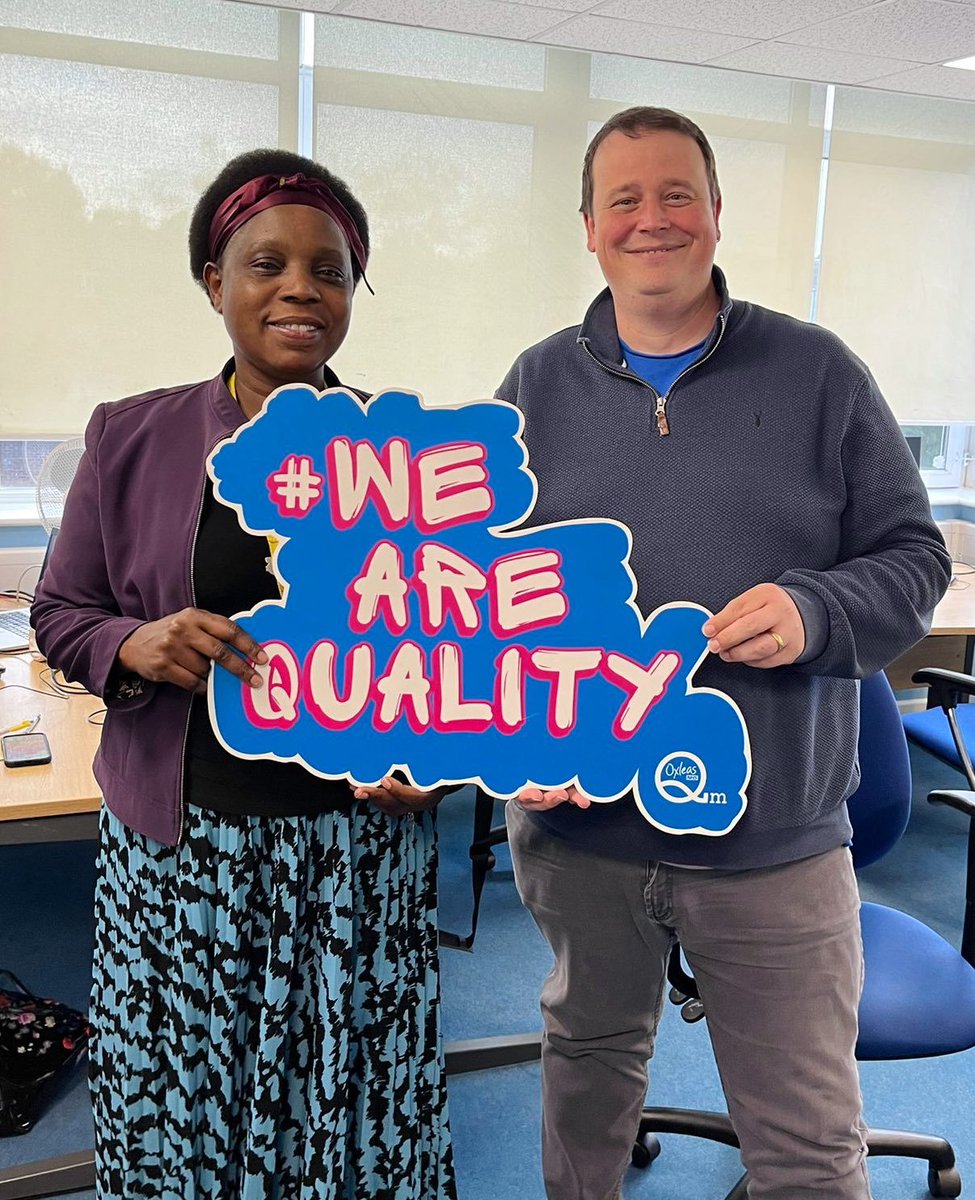 Last day of a fabulous week of quality events across Oxleas! Thanks for all your activities @OxleasQM team #wearequality