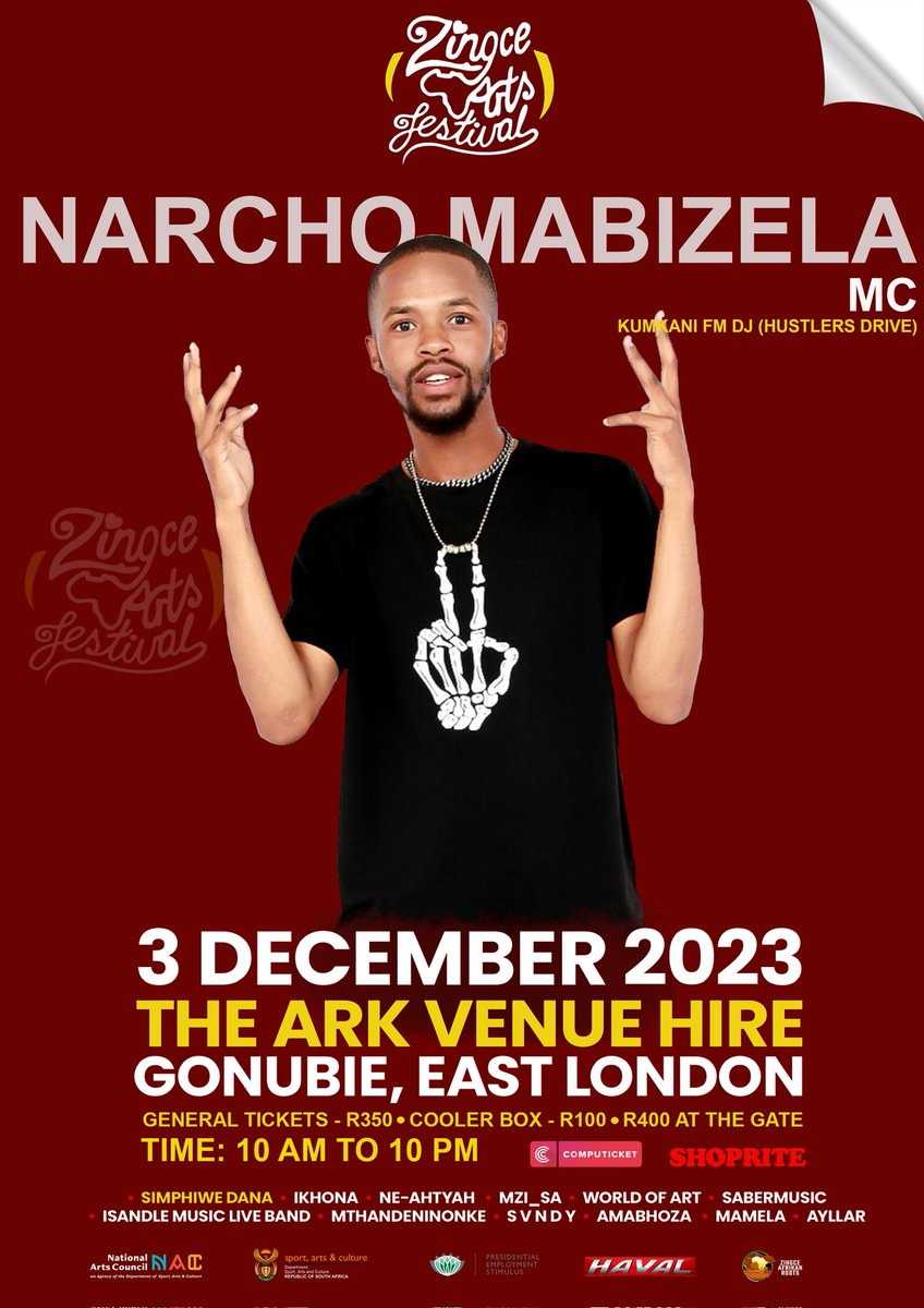 ZingceArtsFest's tweet photo. Ladies and gentlemen... Manene namanenekazi..... Your first MC for the day. 

🥁🥁🥁🥁🥁

@KumkaniFM's finest. The one on the Driver's sit behind the biggest drivetime show eMonti.... Hustler's Drive... The one and only..... Bhuti Maninginingi 👉🏾 @narcho_za 

👏🏾🥳🔥💯💫🎉🙌🏾 https://t.co/QEZfdRrcQV