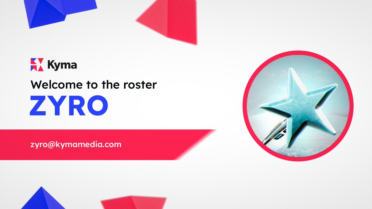 KymaMedia's tweet photo. We're so excited to welcome @Zyro_wz to our talent roster! 🥳

Known for his Warzone skills and accumulating over 1m followers in the process, Zyro is your one to watch 👀

We're excited to see what's to come with MW3 👏 https://t.co/5bMc1MtKKX