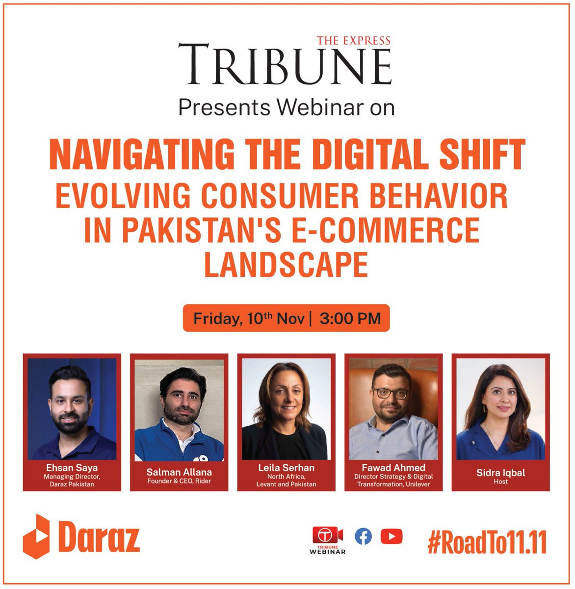 Don't miss out on Tribune's webinar – unlocking the secrets of Pakistan's e-commerce metamorphosis. Gain a 360° view of changing consumer behavior and the digital revolution.
#DigitalShift