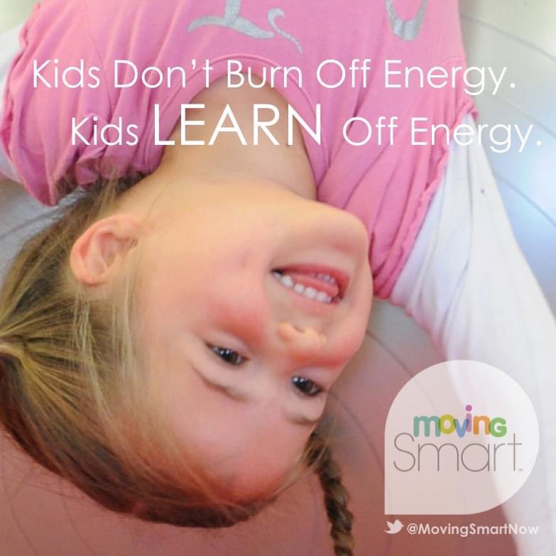 I couldn't agree more! #activekids #moveandlearn @MovingSmartNow