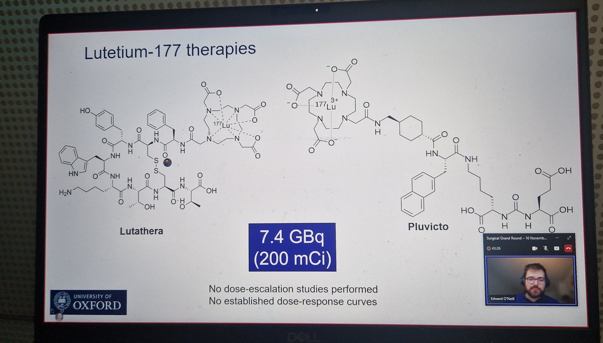 Honour for the group to present <a href="/NDSurgicalSci/">Nuffield Department of Surgical Sciences</a> #SurgicalGrandRound this morning!

We covered synthetic biopsies, spatial clonal analyses, metabolic pathways, molecular imaging/therapy, commercial gene sigs, immune environment and more.

We love ❤️ researching #ProstateCancer!!