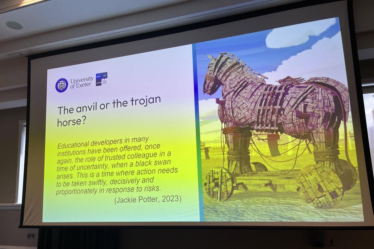 Generative Ai: the anvil or Trojan horse? #sedaconf
