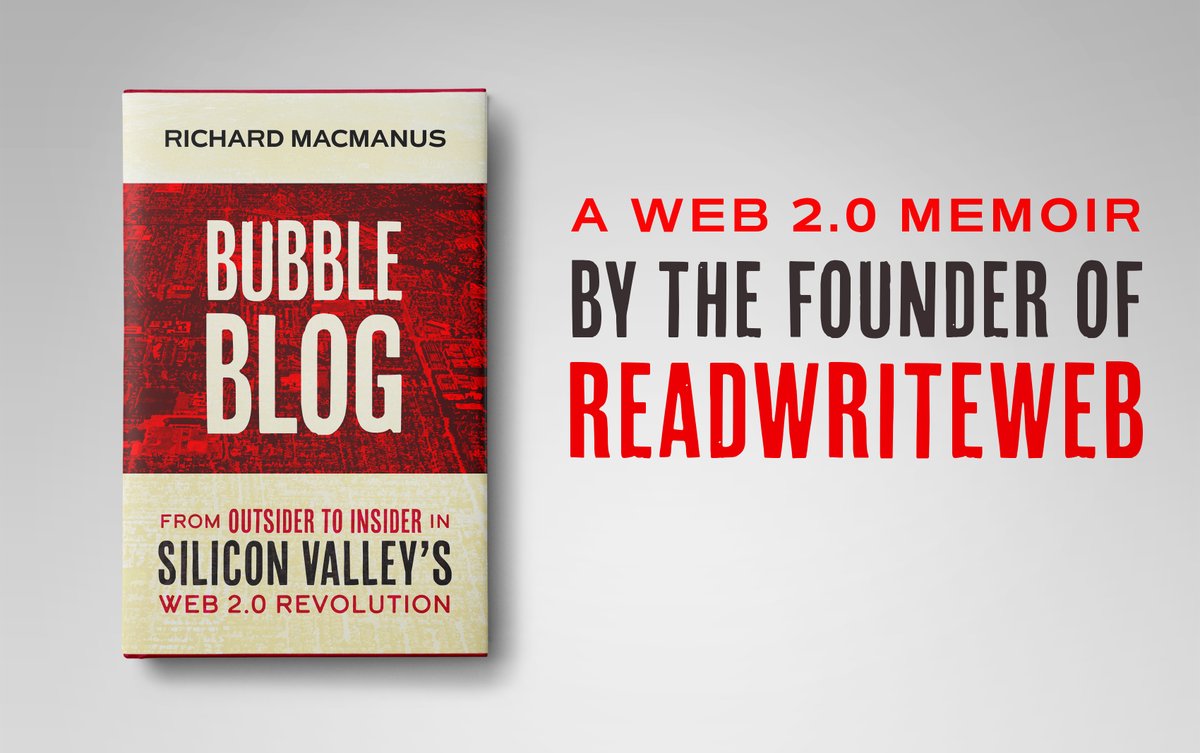 I'm no longer posting on X. I socialize at these places:
- My newsletter, where I'm serializing my book, "Bubble Blog: From Outsider to Insider in Silicon Valley's Web 2.0 Revolution" cybercultural.com
- Mastodon: mastodon.social/@ricmac 
- Threads: threads.net/@ricmac