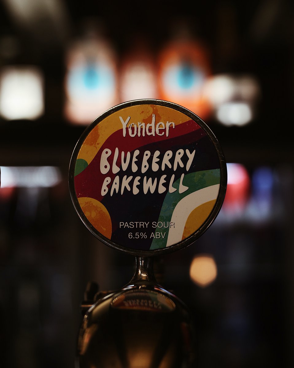 Yonder have done it again! Blueberry Bakewell is a beautifully decadent pastry sour, stuffed full of sweet blueberry and mouthwatering flavours of almond and cake! Also vegan friendly!🍻