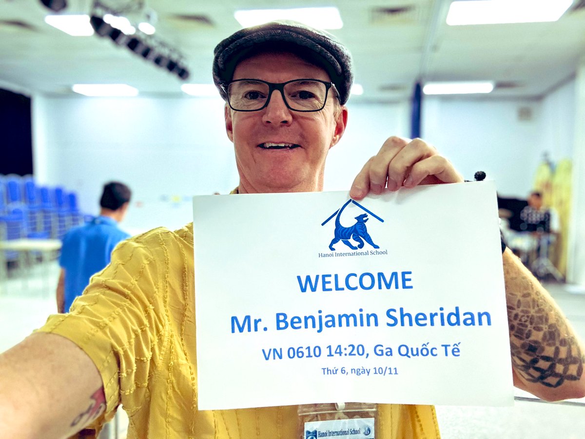Benjamin Sheridan (@b_sheridan) on Twitter photo A very warm welcome from the wonderful crew here at Hanoi International School! <a href="/DaunYorke/">π»ππ¦π ππ π£ππ</a> A very warm welcome from the wonderful crew here at Hanoi International School! <a href="/DaunYorke/">π»ππ¦π ππ π£ππ</a>