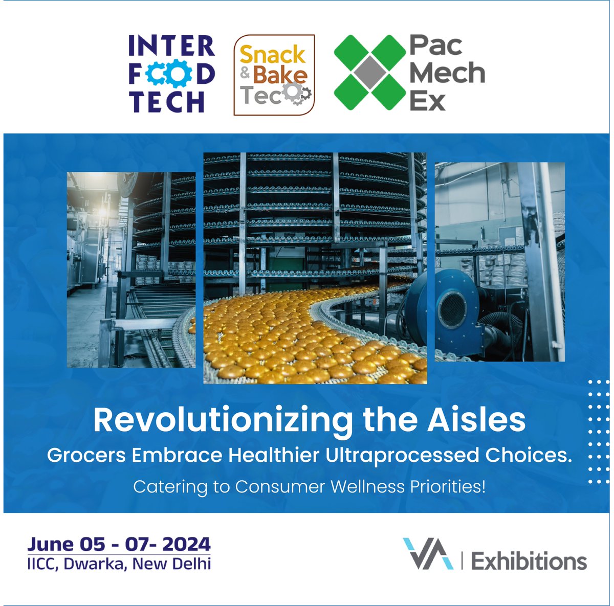 Explore how leading grocery chains are adapting to consumer preferences for healthier ultra-processed options. Showcase your technologies and innovations in this space at InterFoodTech and join the revolution!
#InterFoodTech2024 #PacMechex2024 #SnackBakeTec2024 #GroceryInnovation