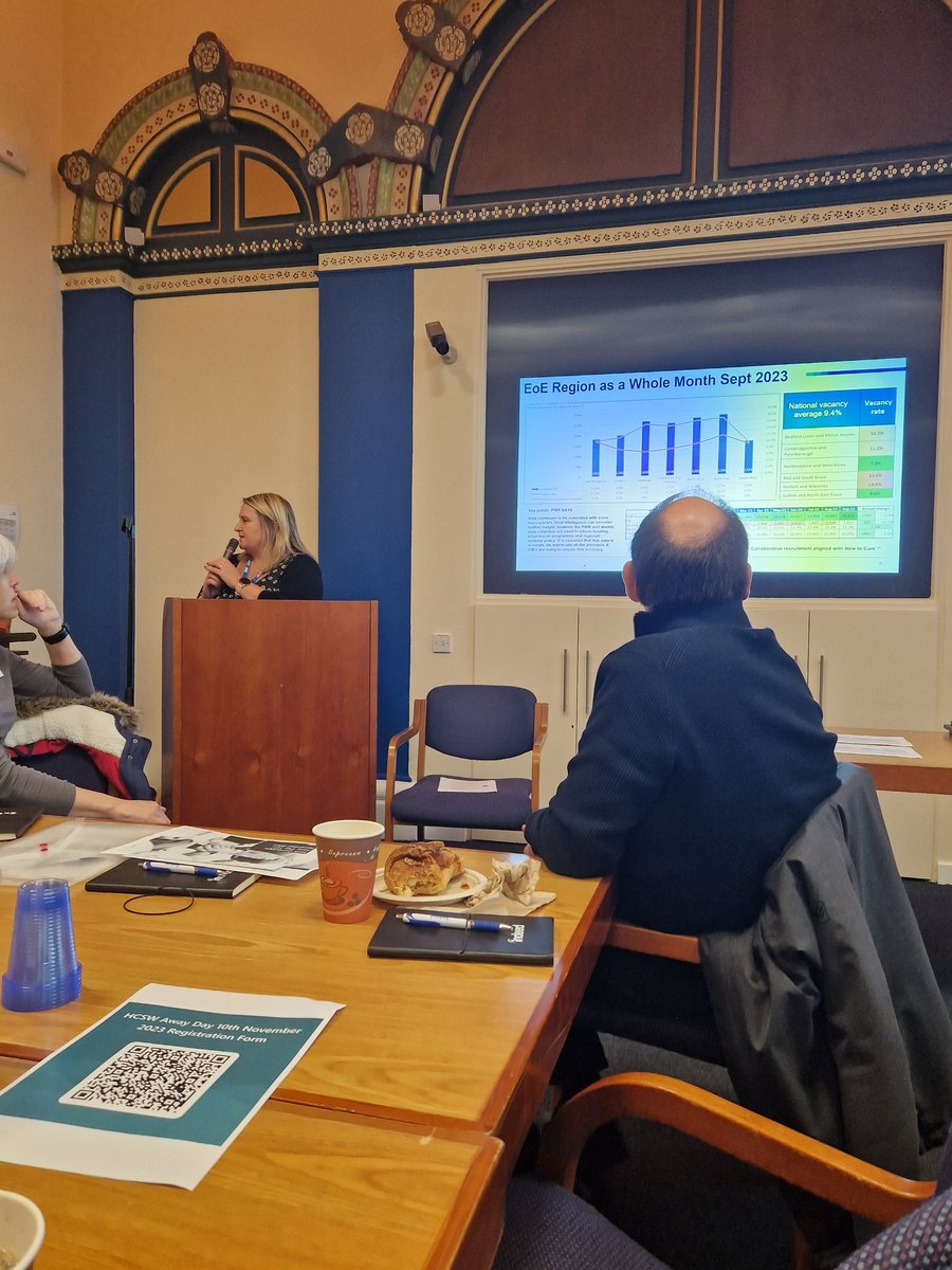 Excited to be at the EoE HCSW away day. Looking forward to an interesting day