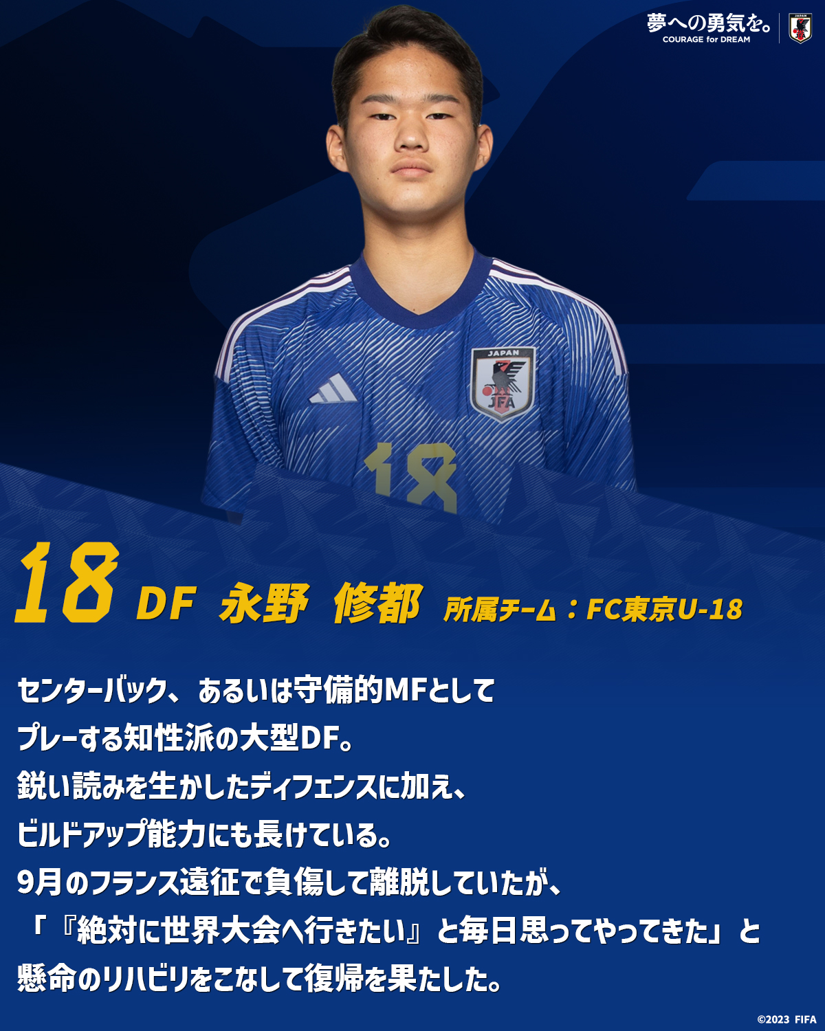 サッカー日本代表。 ソサイチ日本代表】#RoadToKL｜ユニフォーム＆背番号決定