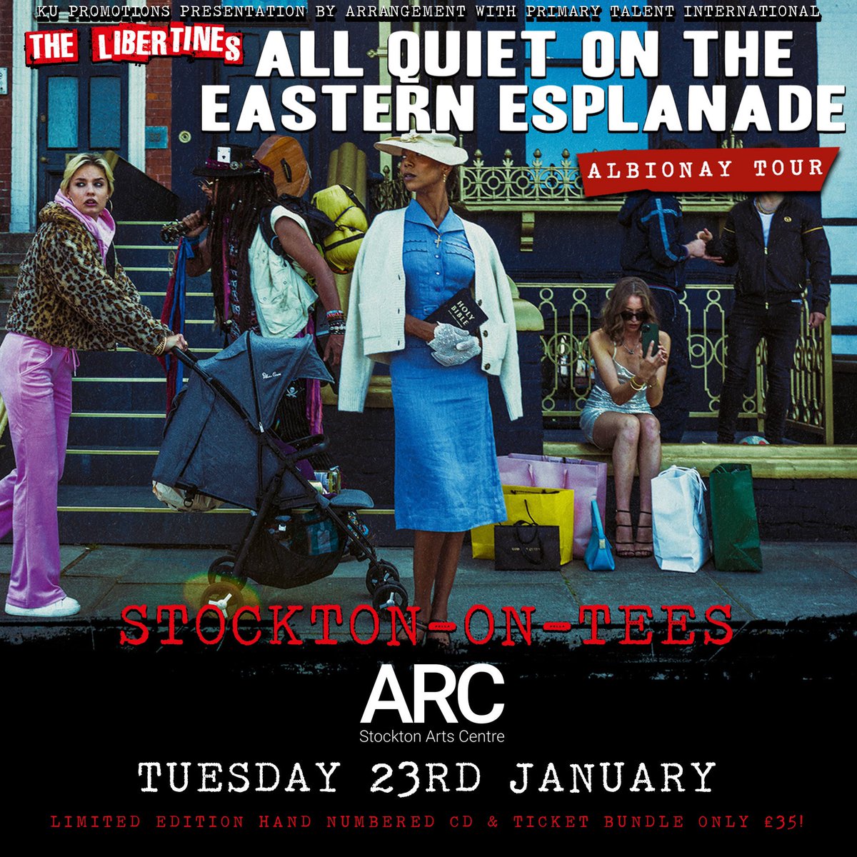 📣 MASSIVE ANNOUNCEMENT 📣 THE LIBERTINES ARE COMING TO STOCKTON You read that right, they’ll be playing a show at ARC - Tuesday 23rd January 🗓️ 🎫 Tickets go on sale Tuesday 14th November at 10am and will be sold via townsendmusic.store