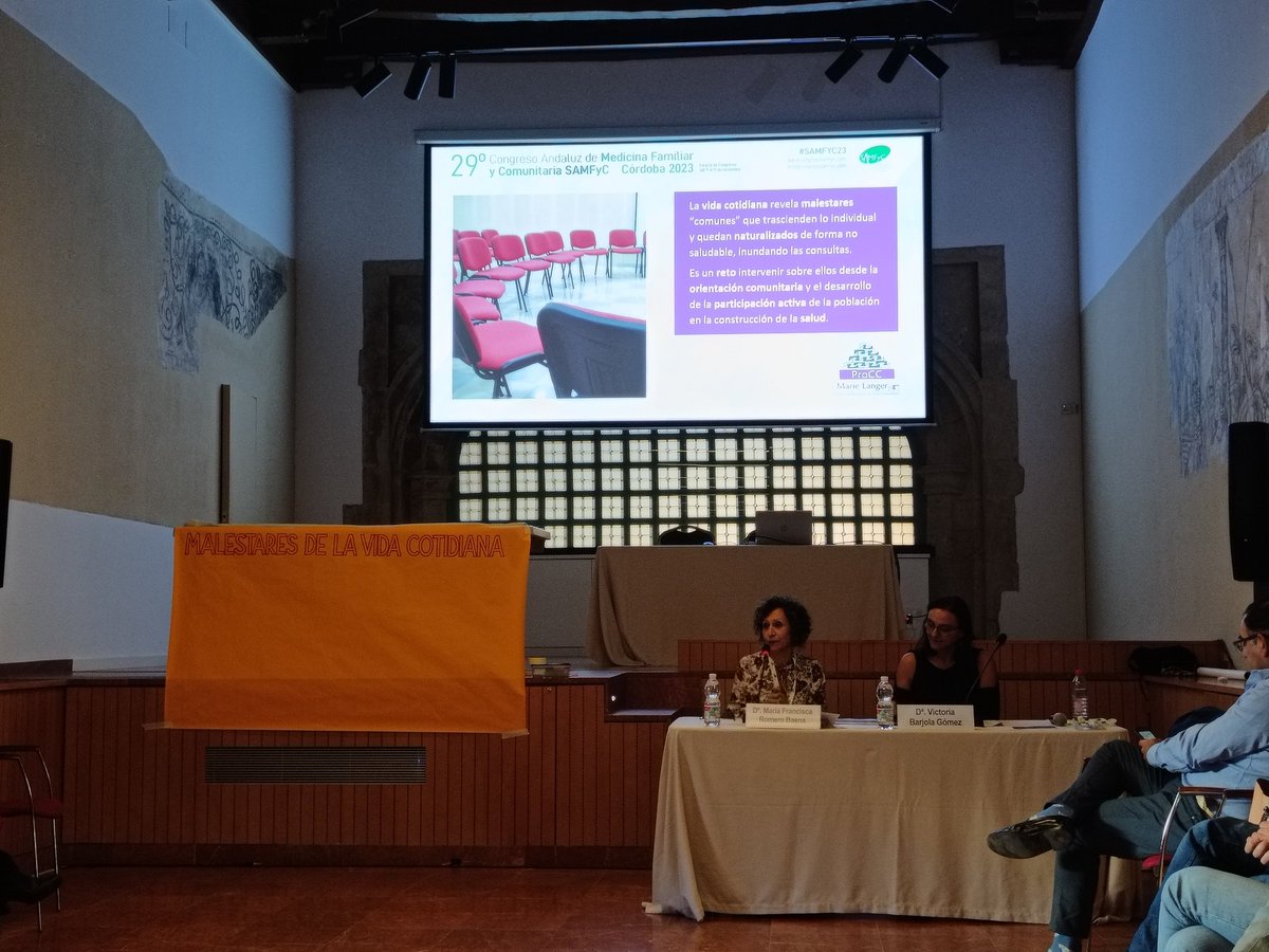 Continuamos con el taller sobre "Malestares de la vida cotidiana y participación social. Aporte proCC". La comunitaria en #SAMFYC23 no para!!!
