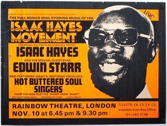 OTD in 1978 💫

November 10, 1978 Rainbow, London, ENG

#isaachayes #edwinstarr #soul #stax