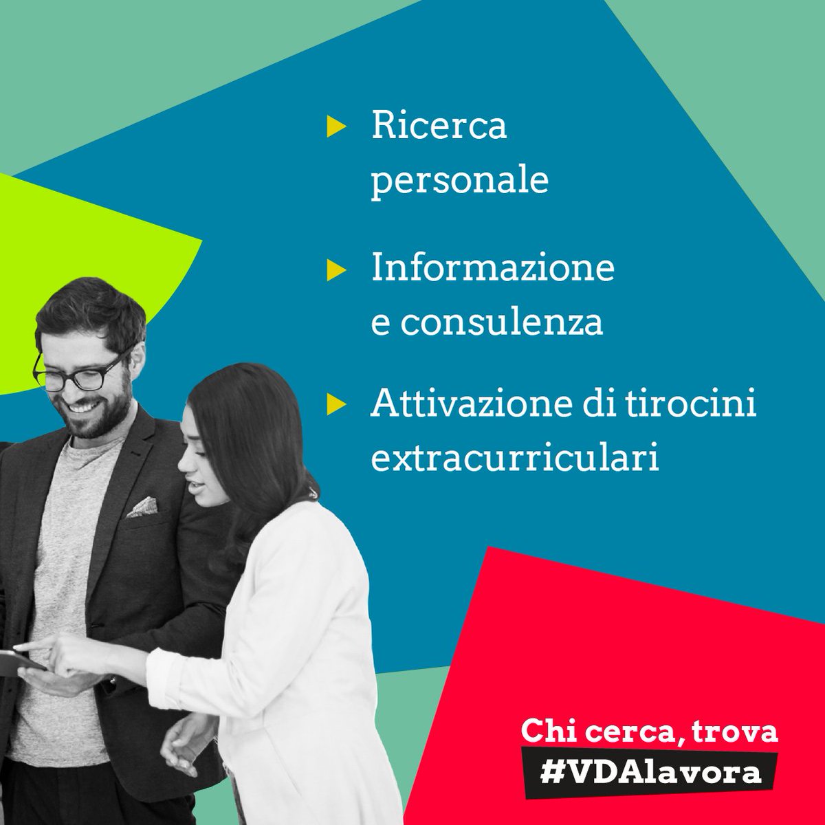 Ti rendiamo più semplice la ricerca di personale.

Scopri tutto quello che possono fare per te i Centri per l’Impiego.

👉 Per saperne di più vai su imprese.regione.vda.it
#VDAlavora