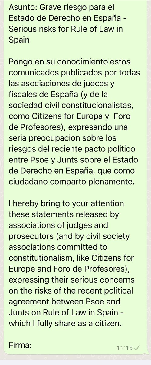 Movilicémonos en defensa de las instituciones de la democracia. Llenemos de denuncias las instituciones europeas.