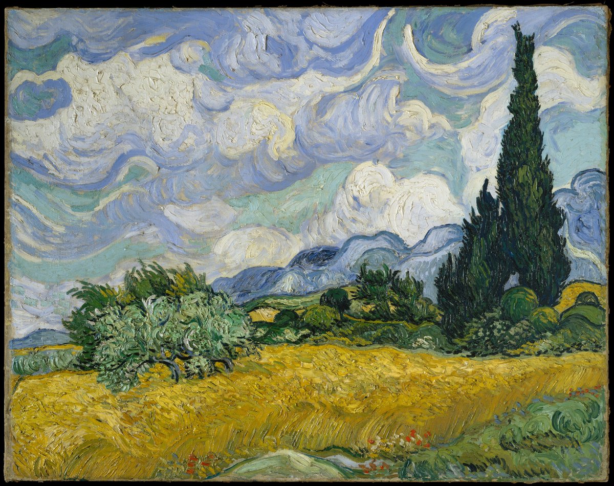 themetos #0014
50 MATIC
Wheat Field with Cypresses by Vincent van Gogh. Together with The Met and <a href="/opensea/">OpenSea</a> 

opensea.io/assets/matic/0…

metmuseum.org/art/collection…

#NFT #NFTartist #OpenSeaNFT #OpenseaNFTs #metmuseum #metropolitainmuseum #PolygonNFT #PolygonNFTs #NFTs #TheMet #VanGogh
