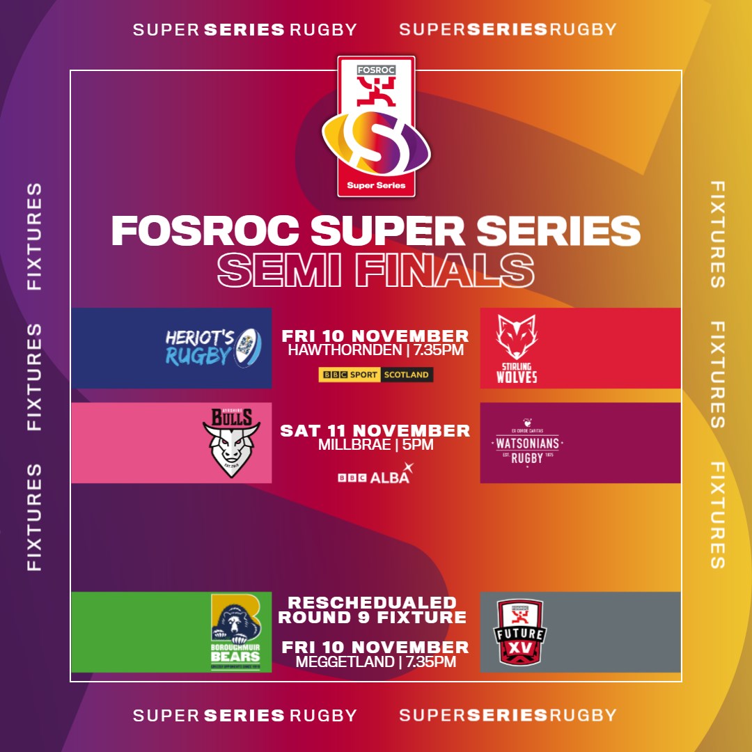 Scottish Rugby on X: It's semi-final time 🏆 All you need to know as  @SuperSeriesRug reaches the pointy end of the competition. Guide to the  Games ➡️   / X