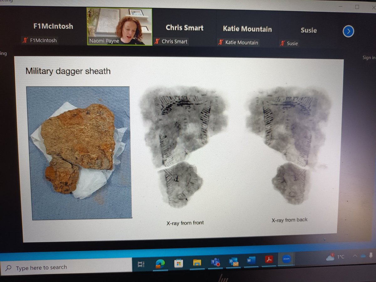 Wowser, look what the x-ray revealed! <a href="/Noonarino/">Naomi Payne</a> has worked on this hidden dagger sheath from the South West <a href="/RomanFindsGrp/">Roman Finds Group</a>