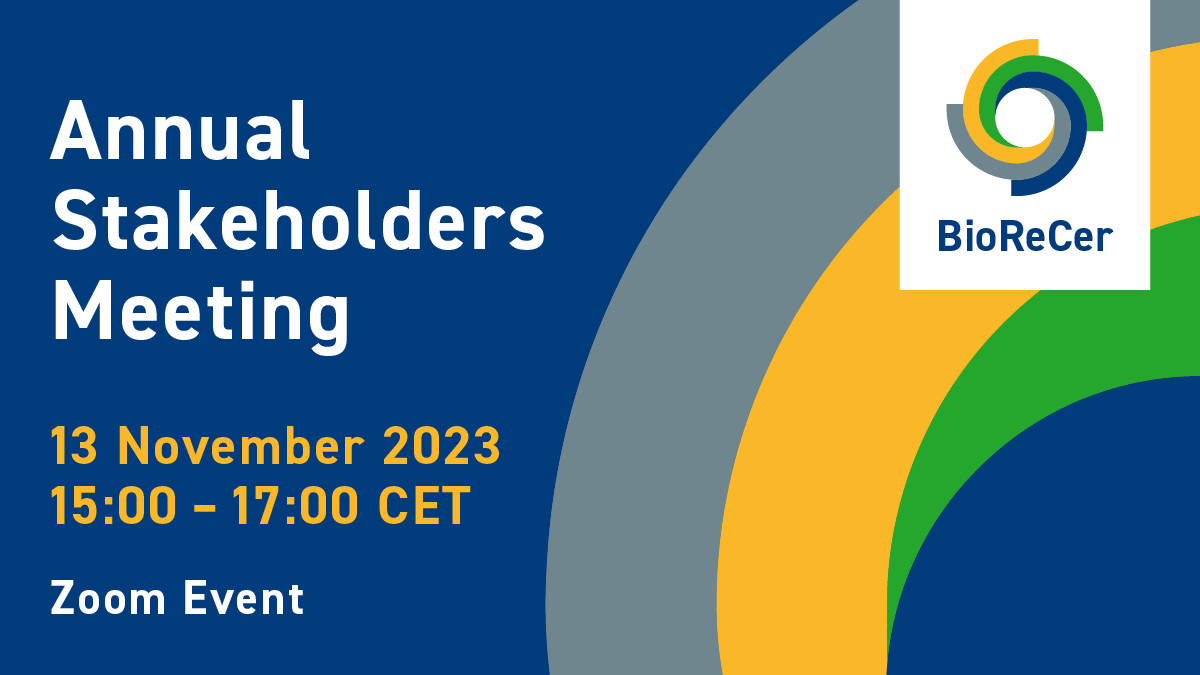 CETAQUA's tweet photo. 🗓13/11 | ⏰15:00h 
We celebrate the first multi-stakeholder meeting of the #BioReCer project! In this online event, we would like to share the accomplishment of the project and invite you for an open discussion of the value chain of bio-based products.📝https://t.co/9xdmmKpr8D https://t.co/GPoeupLQ27