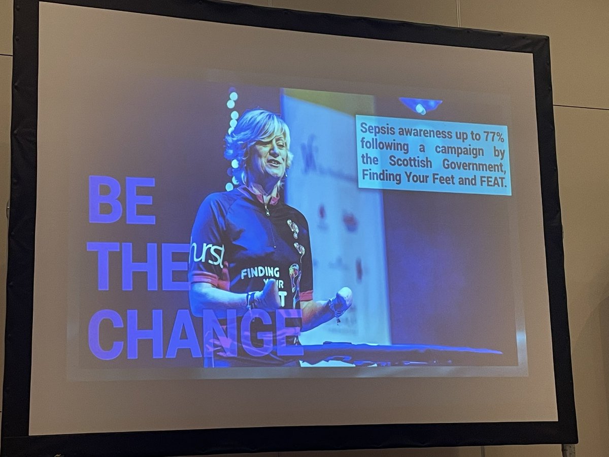 Truly inspirational and the best example of a ‘can do’ attitude - huge thanks to @CorHutton keynote at Scotland #Physio23. My personal takeaway is ‘BE THE CHANGE’ @FYF_charity @ScotBoardCSP @CSPScot