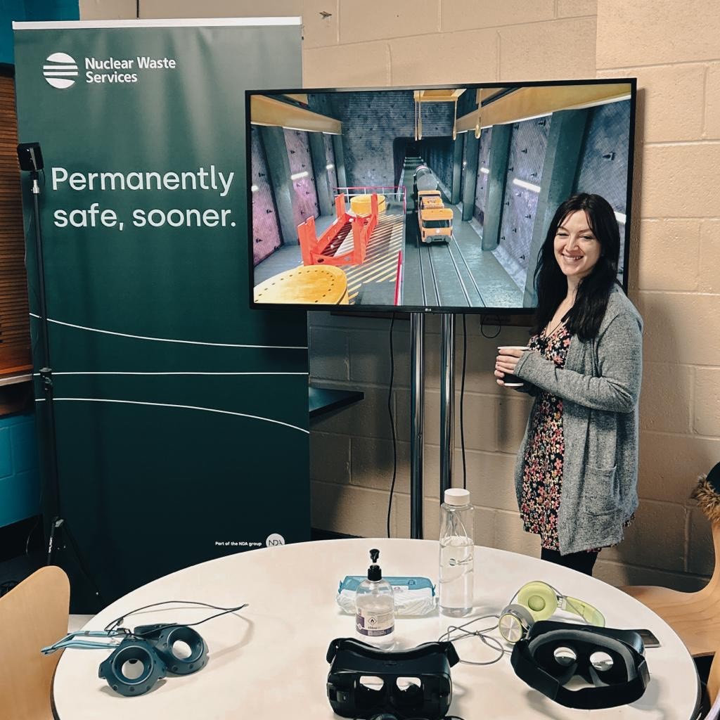 Nuclear_WS's tweet photo. Very excited to be at our first ever Nuclear Connection Science Fair with @WiNuclear. 150 students are attending to learn more about career prospects in the nuclear sector and to talk to successful professionals working in the industry https://t.co/OcPja8ecRg