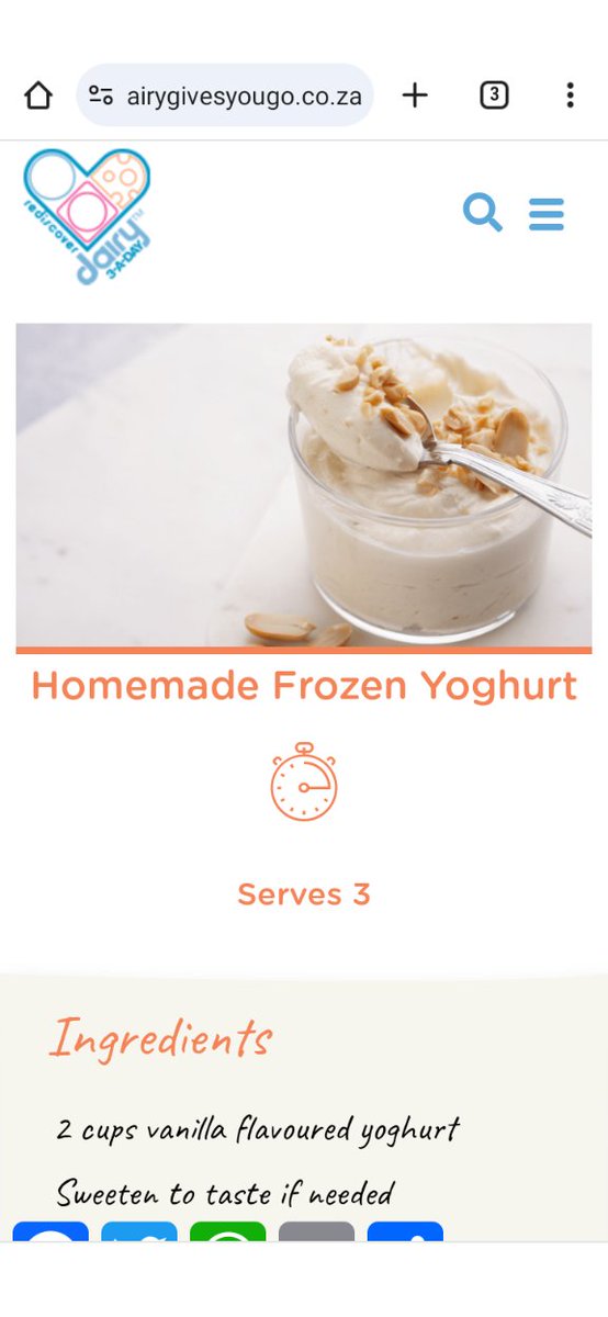 @DairyGivesYouGo This looks sooooooo easy yet sooooooooooo delicious 🤤. Definitely need to try this Homemade Frozen Yoghurt as a dessert 🤤❤️