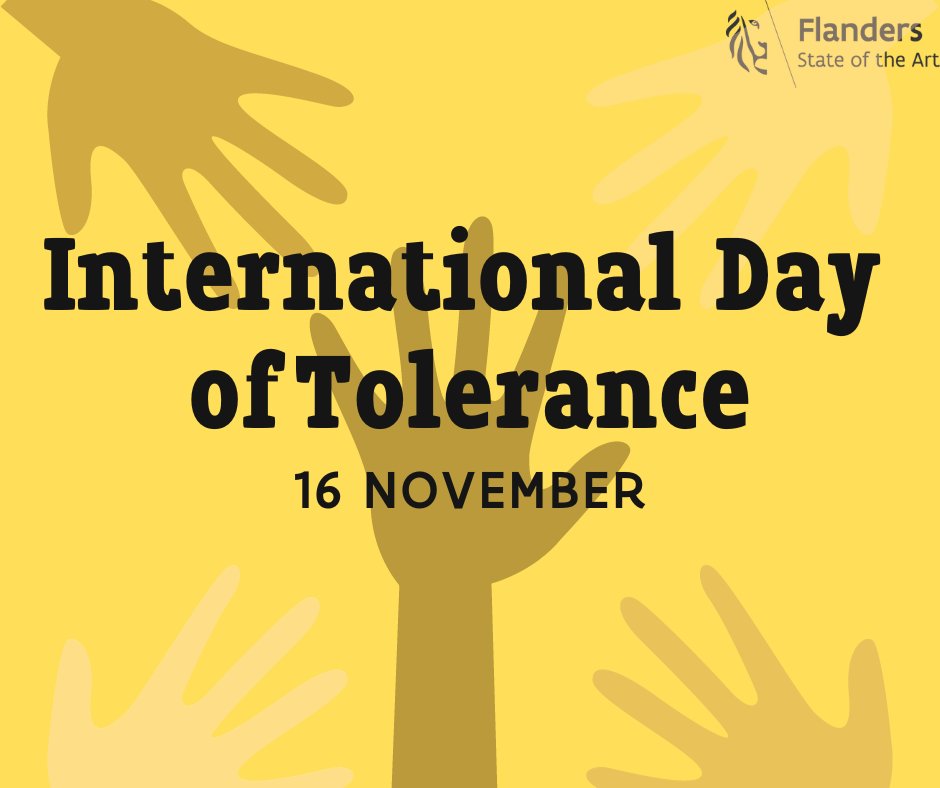 🌐 Happy International Day of Tolerance! 🤝 Let's celebrate diversity,  promote understanding, and build a world where acceptance prevails. 🌍  #ToleranceDay #UnityInDiversity <a href="/Flanders_DFA/">Flanders DFA</a>