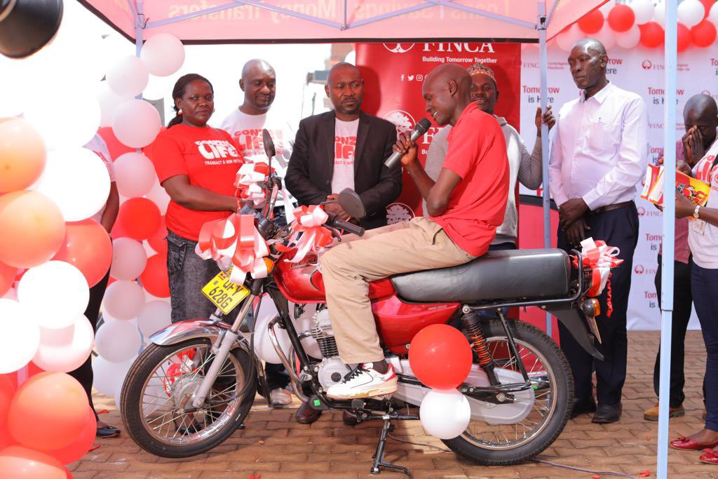 Let’s give a roaring applause to Mr. Katamba Charles, our boda boda riding hero and the first motorcycle winner from Mukono district! His unwavering commitment to savings and responsible loan management has transformed his financial landscape. 
~ED, @Rakakande 
#GonzaLife