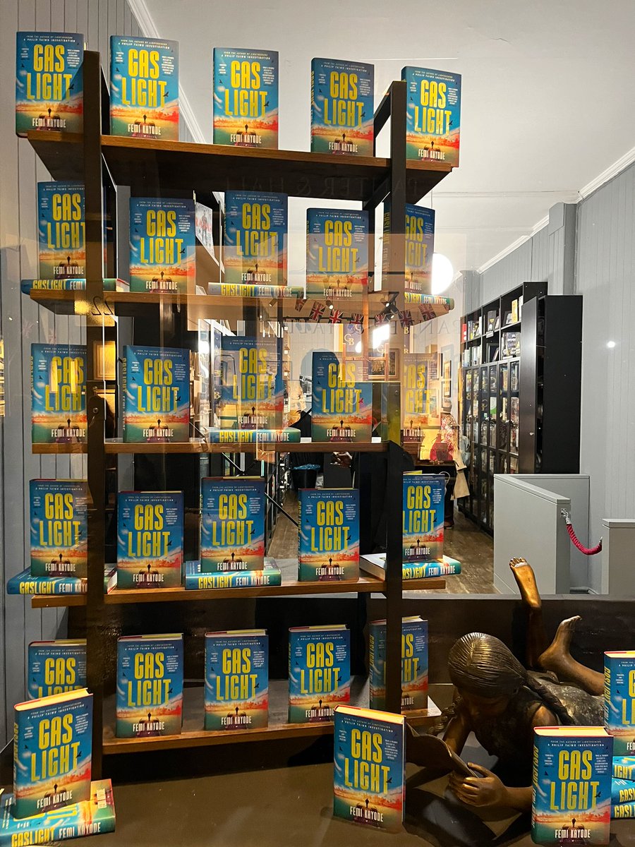 harryillers's tweet photo. What a lovely launch for @FemiKay_Author last night at @GoldsboroBooks. An excellent crowd of people came down to celebrate all things Gaslight, and the book is now available from wherever you buy your books! https://t.co/6sQXZL3Cse