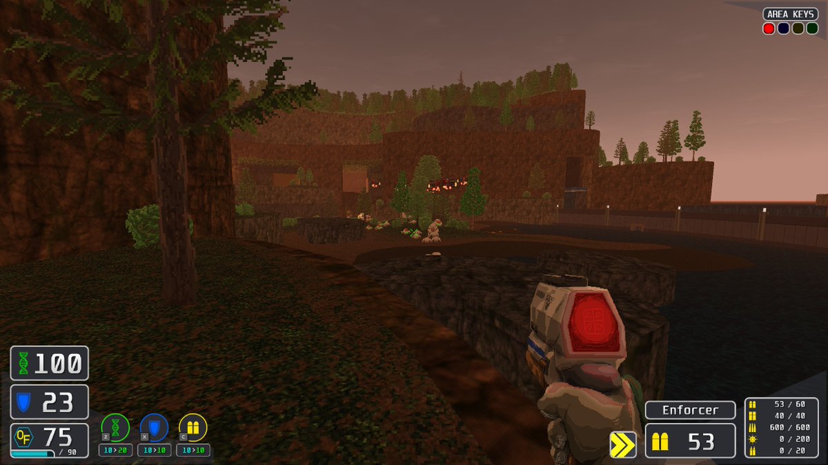 TangoWhiskeyGNE's tweet photo. Finally got the chance to play @Korzodin #relentlessfrontier.
Holy...so much! It's epic! Love how people can expand (correct me if i'm wrong) on the Doom engine and #gzdoom #zdoom is so great for games like this to be made.
Gave me a good @hedondev vibe too with Justice. :) https://t.co/KMpb7I3xKz