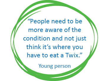 Young people told us that there should be a focus on increasing public awareness about Type 1 diabetes in all the spaces where young people are.

Read all their recommendations in our engagement report: ayph.org.uk/wp-content/upl…