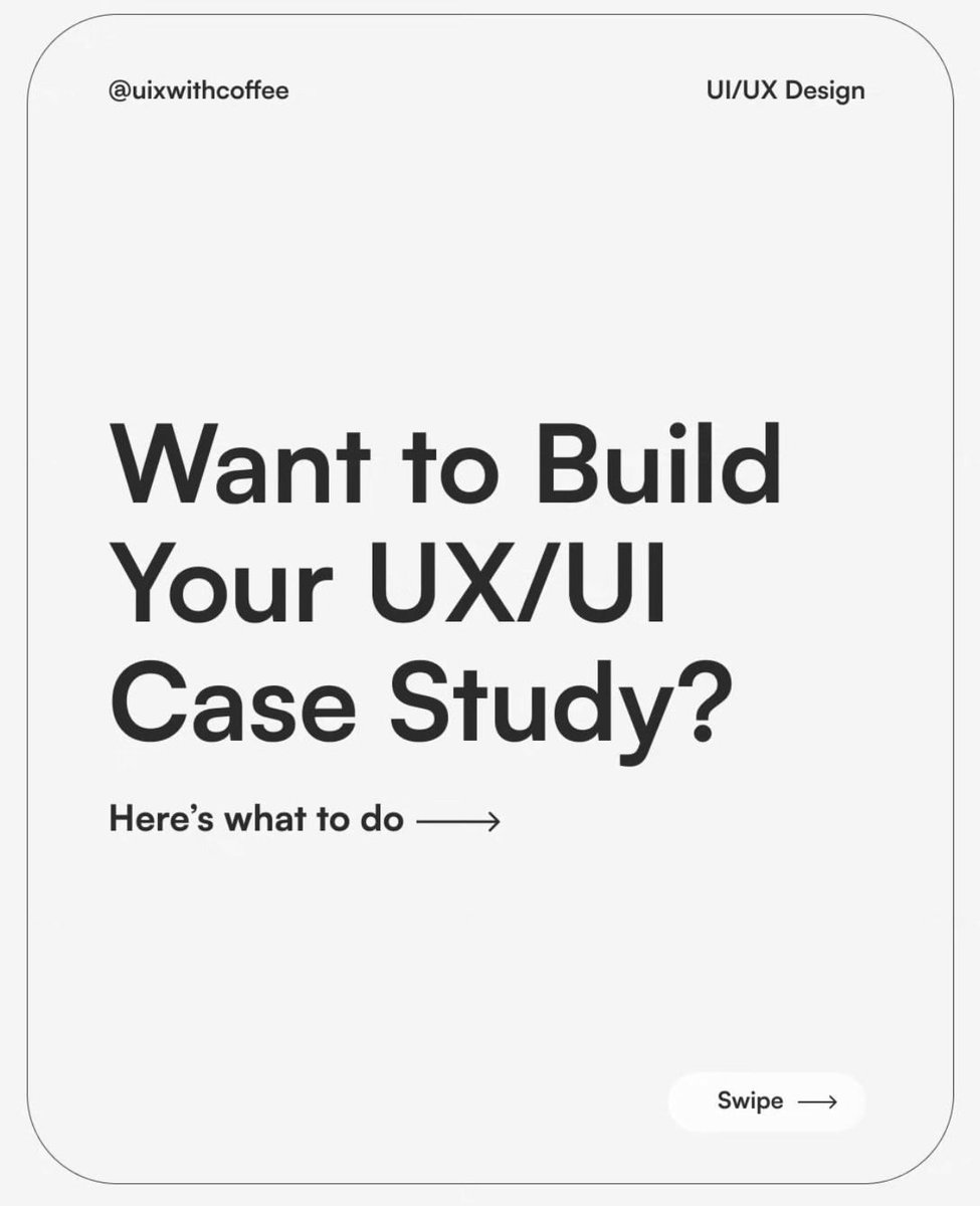 Nelsonyolemi1's tweet image. Hi guys, checkout this article: Learn How To Build A Detailed UX/UI Case Study. Explore more if you can, it would be very useful to you in one way or the other.
Retweet For Others ❤️