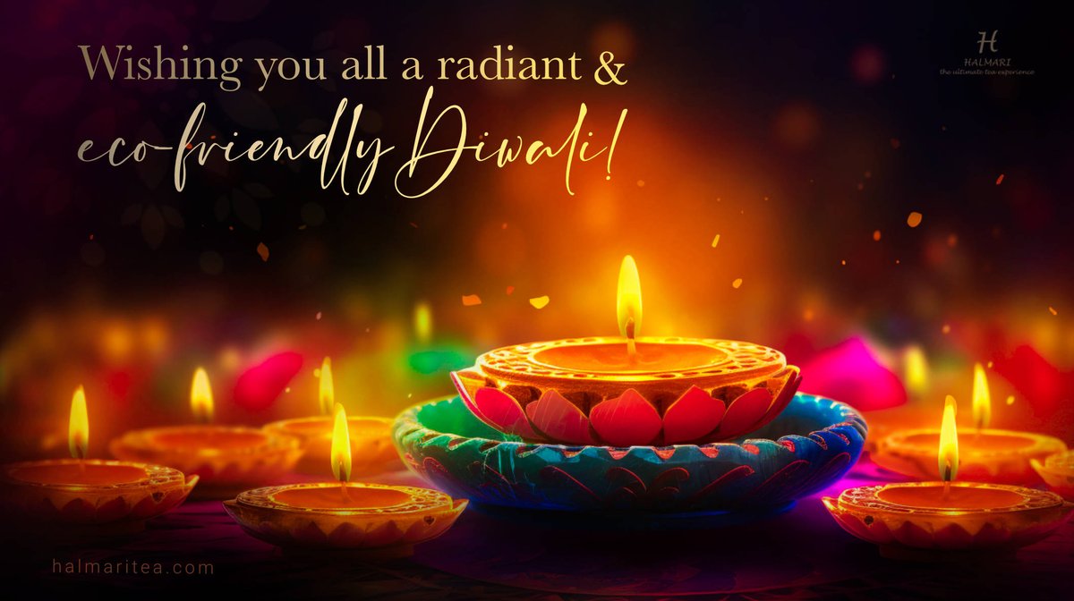 HalmariTea's tweet photo. Celebrating the Festival of Lights like never before!

This Diwali, let's ignite our hearts with love, spread smiles, and light up our lives with happiness.

Gather 'round the diyas, savor the sweets, and let the fireworks of joy light up the night! #Diwali #halmaritea #festival https://t.co/taSg2IuTRc