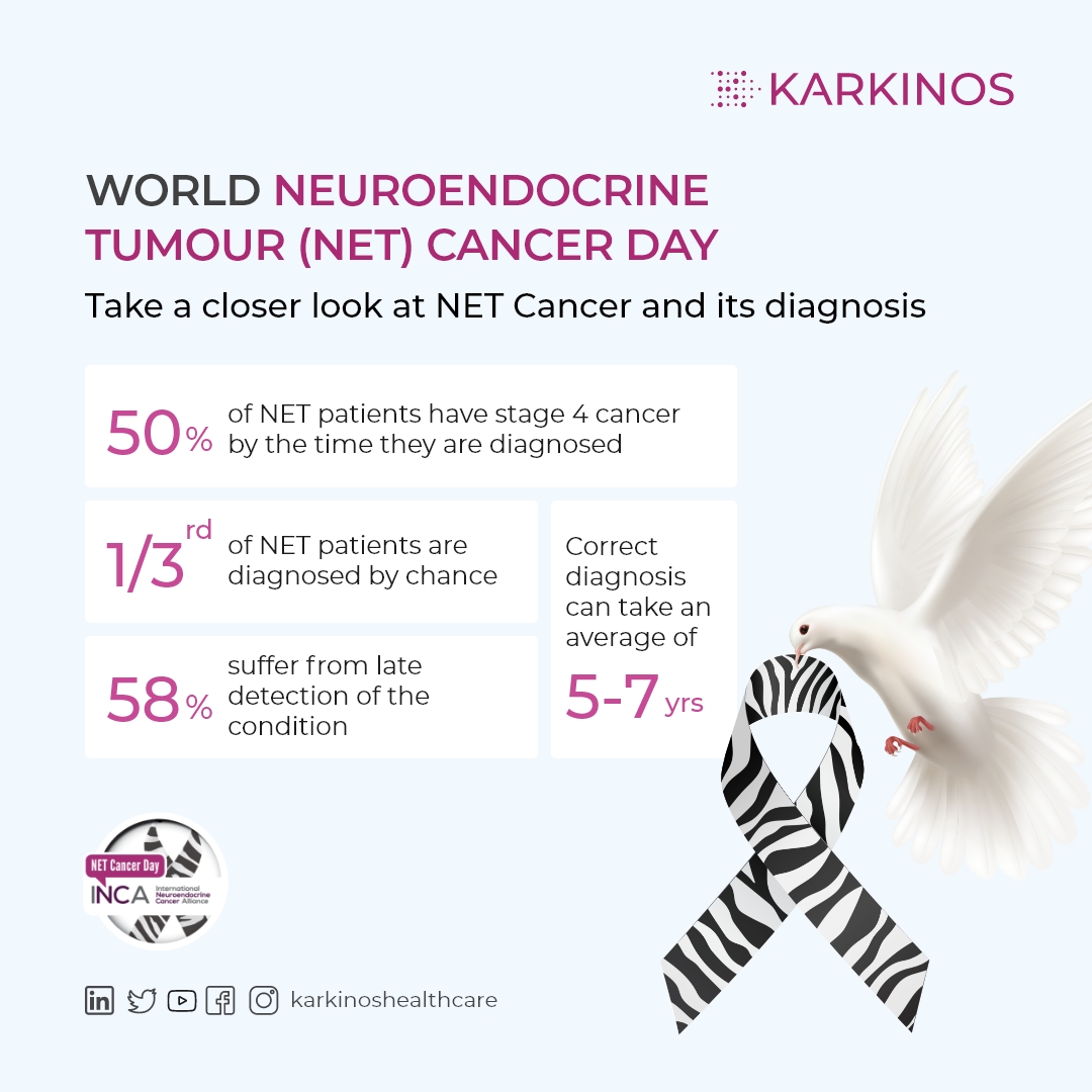 On World #NeuroendocrineTumourAwarenessDay (NET Cancer Day), we stand together for hope and knowledge. NETs are more prevalent than you think, and early detection can change lives & improve patient outcomes.

#LetsTalkAboutNETs #NETCancerDay #EarlyDetection #NETCancerEducation