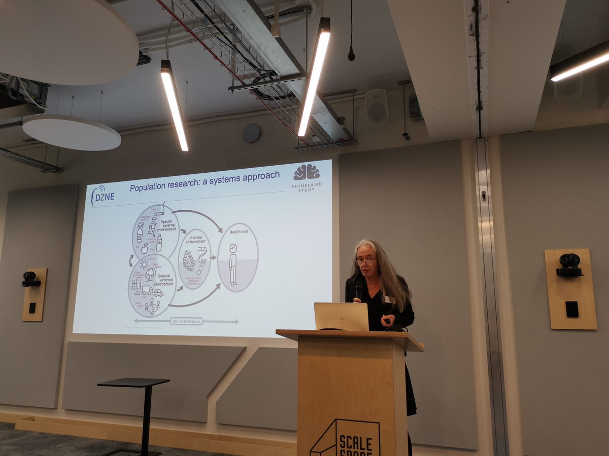 Professor Monique Bteteler from German Centrr for Neurodegerative disorders (DZNE) on Population research into healthy and unhealthy brain aging. @UKDRI @jotzou @sph