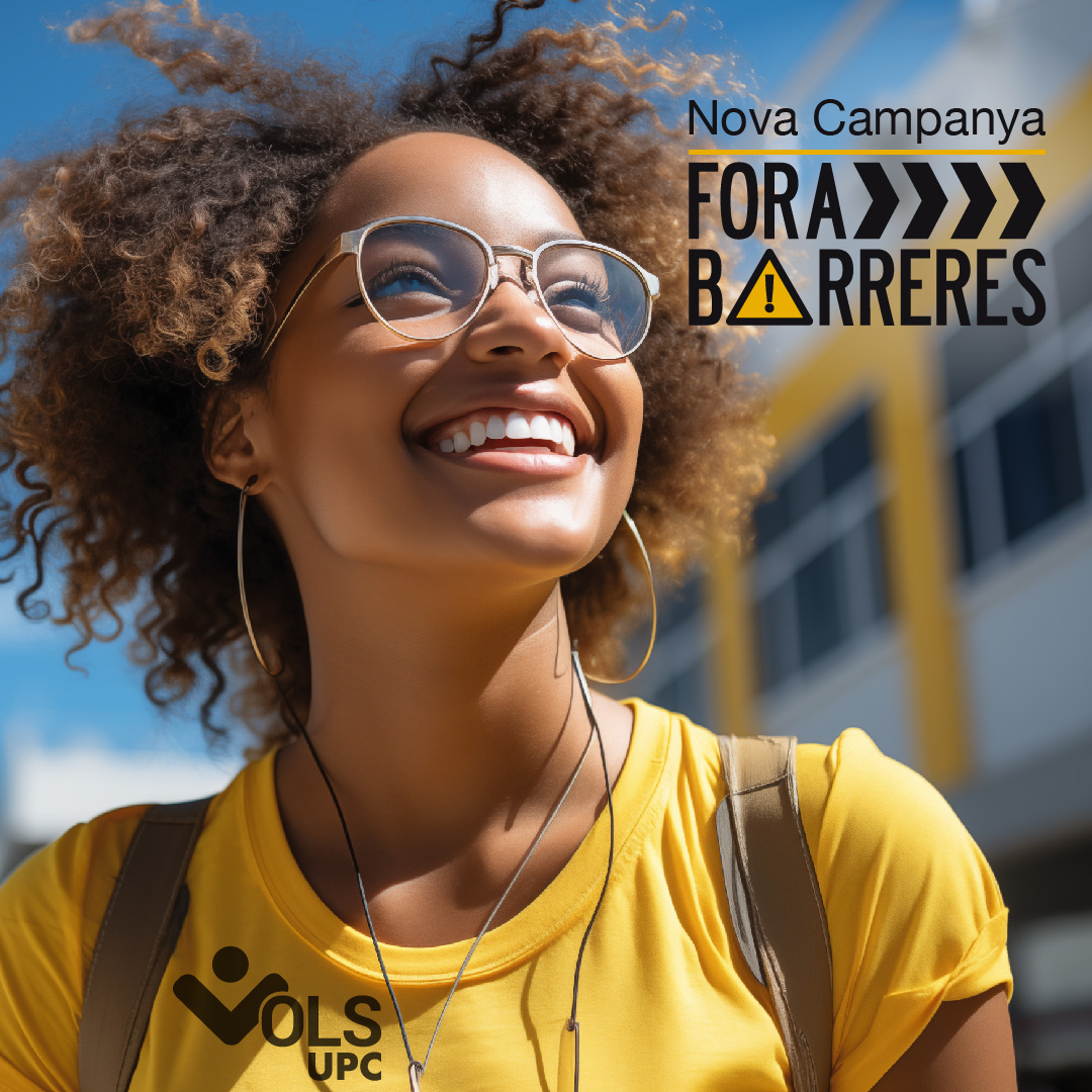 UPC Comunitat (@upc_comunitat) on Twitter photo ‼️ Ets estudiant <a href="/la_UPC/">Universitat Politècnica de Catalunya (UPC)</a>? 👩💻 Et preocupa la inclusió de persones amb discapacitat en la nostra societat? 🤝👨🦽
Implica't en millorar l'accessibilitat urbana! Participa al #ForaBarreres2023 i convalida 0'5 ECTS.
👉 Inscriu-te a la formació online aquí tuit.cat/4il4Y ‼️ Ets estudiant <a href="/la_UPC/">Universitat Politècnica de Catalunya (UPC)</a>? 👩💻 Et preocupa la inclusió de persones amb discapacitat en la nostra societat? 🤝👨🦽
Implica't en millorar l'accessibilitat urbana! Participa al #ForaBarreres2023 i convalida 0'5 ECTS.
👉 Inscriu-te a la formació online aquí tuit.cat/4il4Y