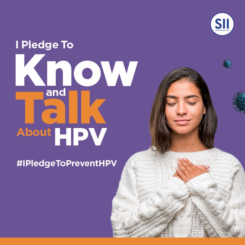 SerumInstIndia's tweet photo. It's time to shatter the silence &amp; know about HPV &amp; its life-altering impacts. Awareness is the beacon of hope, so let’s change the narrative by spreading awareness &amp; ensuring that every dream takes flight. Let’s unite &amp; say #IPledgeToPrevent HPV.