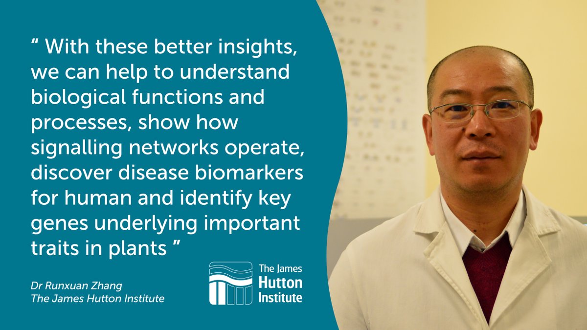 James Hutton Institute (@jameshuttoninst) on Twitter photo Thanks to new <a href="/BBSRC/">Biotechnology and Biological Sciences Research</a> Pioneer Awards funding we’re working to shine a light on the “dark matter” hidden in the #proteins that help us improve and develop new #crops and unlock proteomics for others across animal and human health. #proeomics <a href="/runxuan/">runxuan</a>
More: bit.ly/40uaGLf Thanks to new <a href="/BBSRC/">Biotechnology and Biological Sciences Research</a> Pioneer Awards funding we’re working to shine a light on the “dark matter” hidden in the #proteins that help us improve and develop new #crops and unlock proteomics for others across animal and human health. #proeomics <a href="/runxuan/">runxuan</a>
More: bit.ly/40uaGLf
