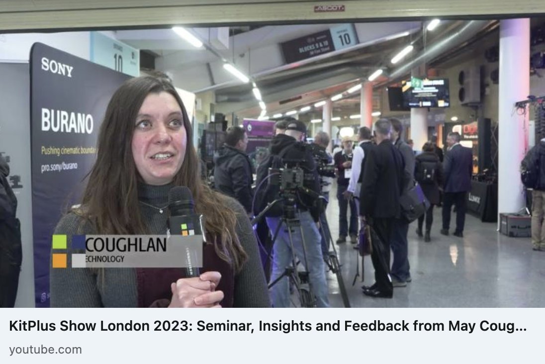kitplusshow's tweet photo. At the recent #KitPlusShow London, May Coughlan @CreativeTechnol talks about the seminar 'If you want success, help someone else: The power of media #mentorship,' focusing on the Rise Mentorship Programme. May also shares her key takeaways of the show - https://t.co/Qh0ngysZp2 https://t.co/tZkdV8K9jk
