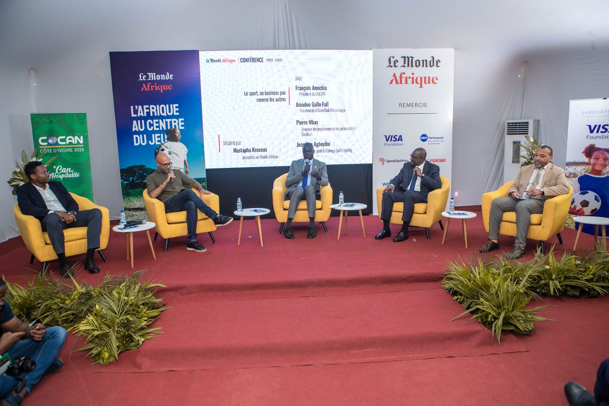 🎙️ Every speaking opportunity is a chance to show how dynamic and prosperous African sports can be!

Jean-Luc Agboyibo CEO of Omega Sports Holdings, had been invited to speak beside a few giants of the African Sport Industry during  the <a href="/lemondefr/">Le Monde</a>  Afrique event in #Abidjan!