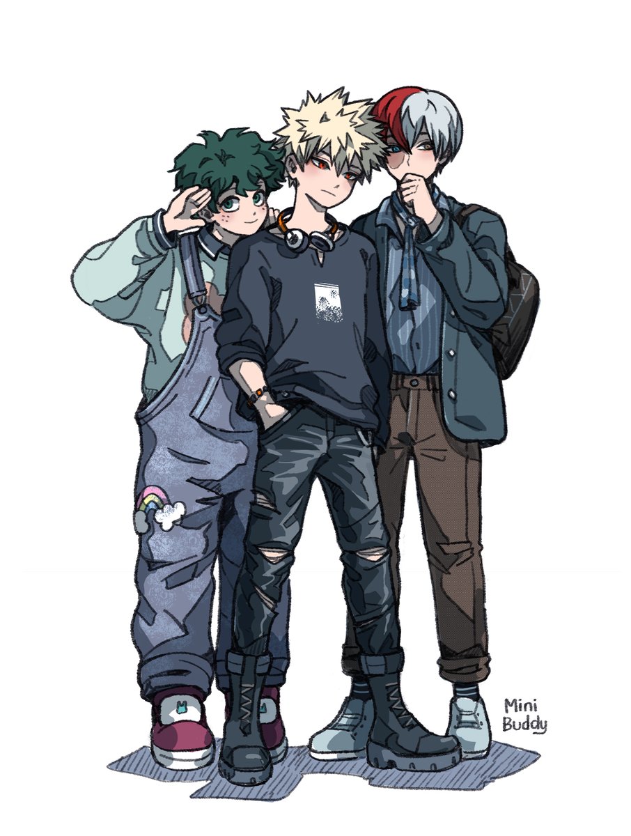 Deku Kacchan Todoroki
🥦💥🔥❄️