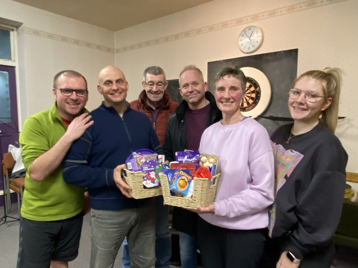 The band are excited for our Christmas Concert Sounds of Christmas on Saturday 2nd December, 7.30pm in St John’s Church Keswick.
The different sections of the band have been busy making hampers for raffle prizes!
The cornet section have made a Sweetie Hamper!