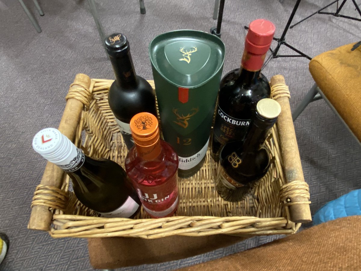 The band are excited for our Christmas Concert Sounds of Christmas on Saturday 2nd December, 7.30pm in St John’s Church Keswick.
The different sections of the band have been busy making hampers for raffle prizes!
The bass section (who were in the bar) have made a booze Hamper!
