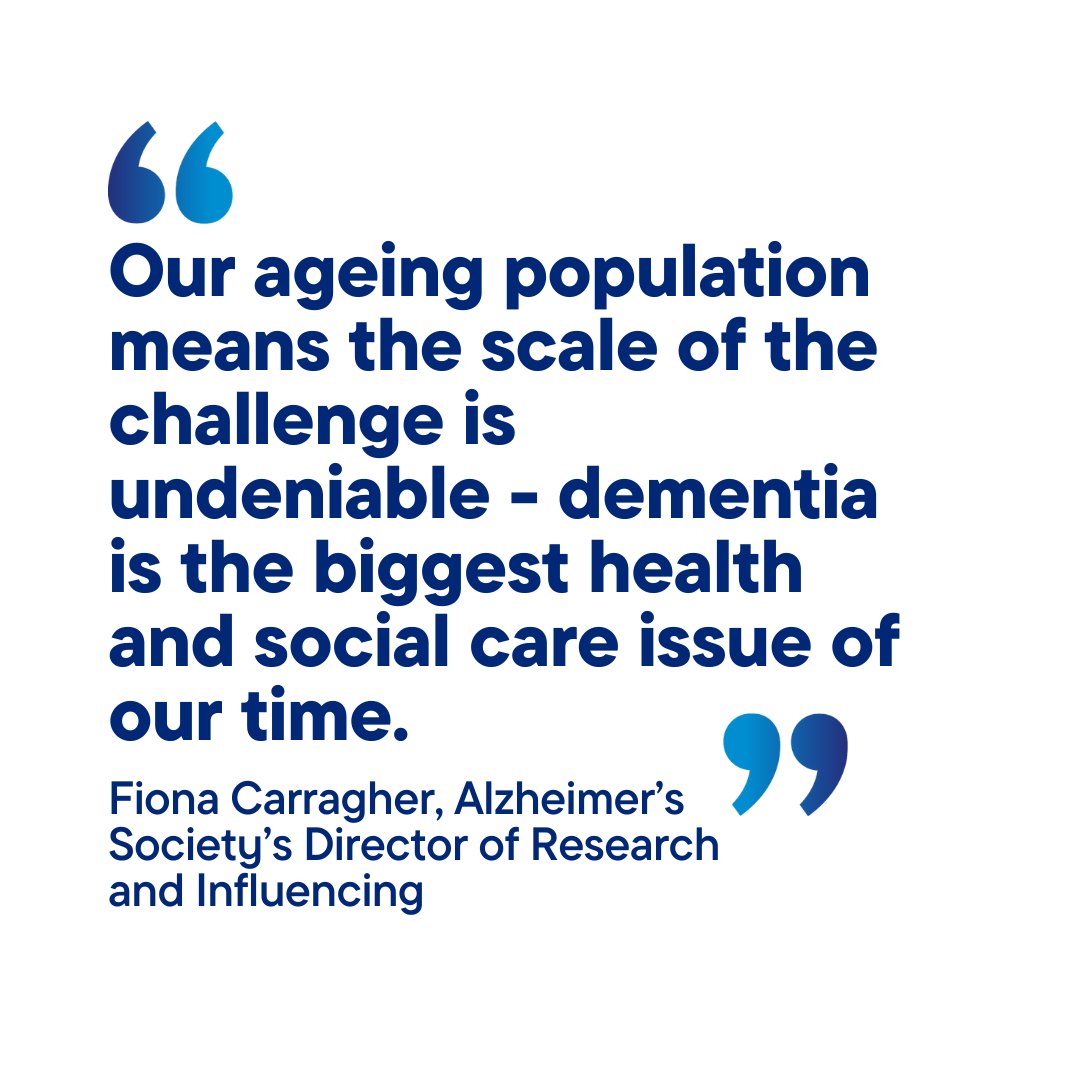 alzheimerssoc's tweet photo. We welcome the light the CMO's report shines on the challenge of an ageing society and its recognition of the value of early dementia diagnosis. The recommendations around involving more older people in research, and for better health data, will be key to tackling dementia. 1/3 https://t.co/BrooMlD2bM