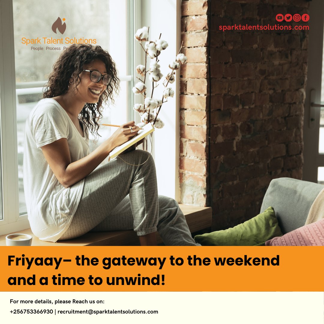sparkTsolutions's tweet image. Friyaay – the gateway to the weekend and a time to unwind! At Spark Talent Solutions Ltd, we believe that even in the world of HR, Fridays are for relaxing and recharging #Sparktalentsolutions #HR #relaxingandrecharging