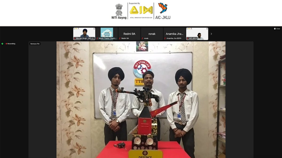 AicJklu's tweet image. Exciting kickoff at SIP 2023! Virtual orientation brought together dynamic student teams, mentors, and AIC-JKLU. Thrilled to have 11 teams on this innovation journey. Stay tuned for updates as we nurture the entrepreneurial spirit in our student community! #SIP2023 #AICJKLU