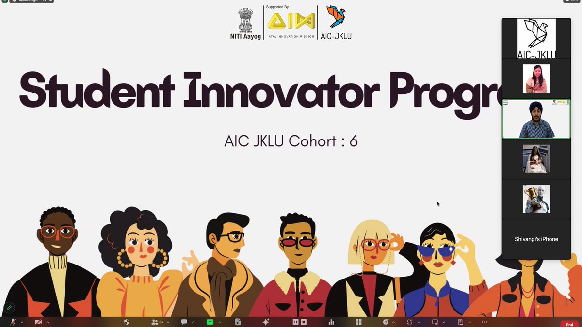 AicJklu's tweet image. Exciting kickoff at SIP 2023! Virtual orientation brought together dynamic student teams, mentors, and AIC-JKLU. Thrilled to have 11 teams on this innovation journey. Stay tuned for updates as we nurture the entrepreneurial spirit in our student community! #SIP2023 #AICJKLU